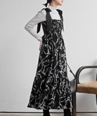 【アールピーエス/rps】のリボン柄プリントシャーリング肩リボンワンピース 人気、トレンドファッション・服の通販 founy(ファニー) ファッション Fashion レディースファッション Fashion for Women ワンピース Dresses シャーリング Shirring, Ruched プリント Print, Printed Pattern ポケット Pocket, Pocket Detail リボン Ribbon, Bow thumbnail ブラック|ID: prp329100004794489 ipo3291000000034786983