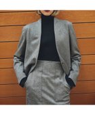 【ロペ/ROPE'】のウール混ノーカラージャケット(無地/ヘリンボーン)/セットアップ対応 人気、トレンドファッション・服の通販 founy(ファニー) ファッション Fashion レディースファッション Fashion for Women アウター Coat / Outerwear Collection レディースジャケット・軽アウター Jackets ノーカラージャケット / シンプル上品コーデ Collarless Jackets ウォーム Warm Fabric キュプラ Cupro, Eco Fabric ジャケット Jacket, Outerwear セットアップ Set-Up, Coordinated Outfit フェルト Felt, Felt Fabric ポケット Pocket, Pocket Detail 羽織 Haori, Light Jacket 無地 Plain, Solid Color おすすめ Recommended / Our Picks エレガント 上品 Elegant セレモニー Ceremony ビジネス 仕事 通勤 Business / Work / Commuting thumbnail ブラック系(02)|ID: prp329100004794491 ipo3291000000034787001