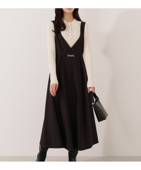 【プロポーション ボディドレッシング/PROPORTION BODY DRESSING】のタックフレアジャンスカ 25AW 人気、トレンドファッション・服の通販 founy(ファニー) ファッション Fashion レディースファッション Fashion for Women 2025年 2025 2025-2026秋冬・A/W Autumn/Winter 2025–26 AW25–26 フラット Flat, Flat Shoes フレア Flare, Flared |ID:prp329100004794496