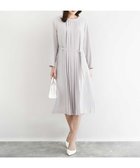 【エムケイ ミッシェルクラン/MK MICHEL KLEIN】のサテンジョーゼット プリーツワンピース/洗える 人気、トレンドファッション・服の通販 founy(ファニー) ファッション Fashion レディースファッション Fashion for Women ワンピース Dresses 春 Spring 洗える Machine Washable 秋 Autumn サテン Satin, Glossy Fabric シンプル Simple, Minimal ジャケット Jacket, Outerwear ジョーゼット Georgette, Semi-Sheer Fabric ネックレス Necklace, Pendant Necklace フロント Front, Front Design ブローチ Brooch, Pin Brooch プリーツ Pleats, Pleated 冬 Winter / This Winter おすすめ Recommended / Our Picks 夏 Summer エレガント 上品 Elegant セレモニー Ceremony 結婚式 Wedding 二次会 After Party thumbnail ライトグレー|ID: prp329100004794505 ipo3291000000034938239
