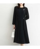 【エムケイ ミッシェルクラン/MK MICHEL KLEIN】のサテンジョーゼット プリーツワンピース/洗える 人気、トレンドファッション・服の通販 founy(ファニー) ファッション Fashion レディースファッション Fashion for Women ワンピース Dresses 春 Spring 洗える Machine Washable 秋 Autumn サテン Satin, Glossy Fabric シンプル Simple, Minimal ジャケット Jacket, Outerwear ジョーゼット Georgette, Semi-Sheer Fabric ネックレス Necklace, Pendant Necklace フロント Front, Front Design ブローチ Brooch, Pin Brooch プリーツ Pleats, Pleated 冬 Winter / This Winter おすすめ Recommended / Our Picks 夏 Summer エレガント 上品 Elegant セレモニー Ceremony 結婚式 Wedding 二次会 After Party thumbnail ブラック|ID: prp329100004794505 ipo3291000000034938240