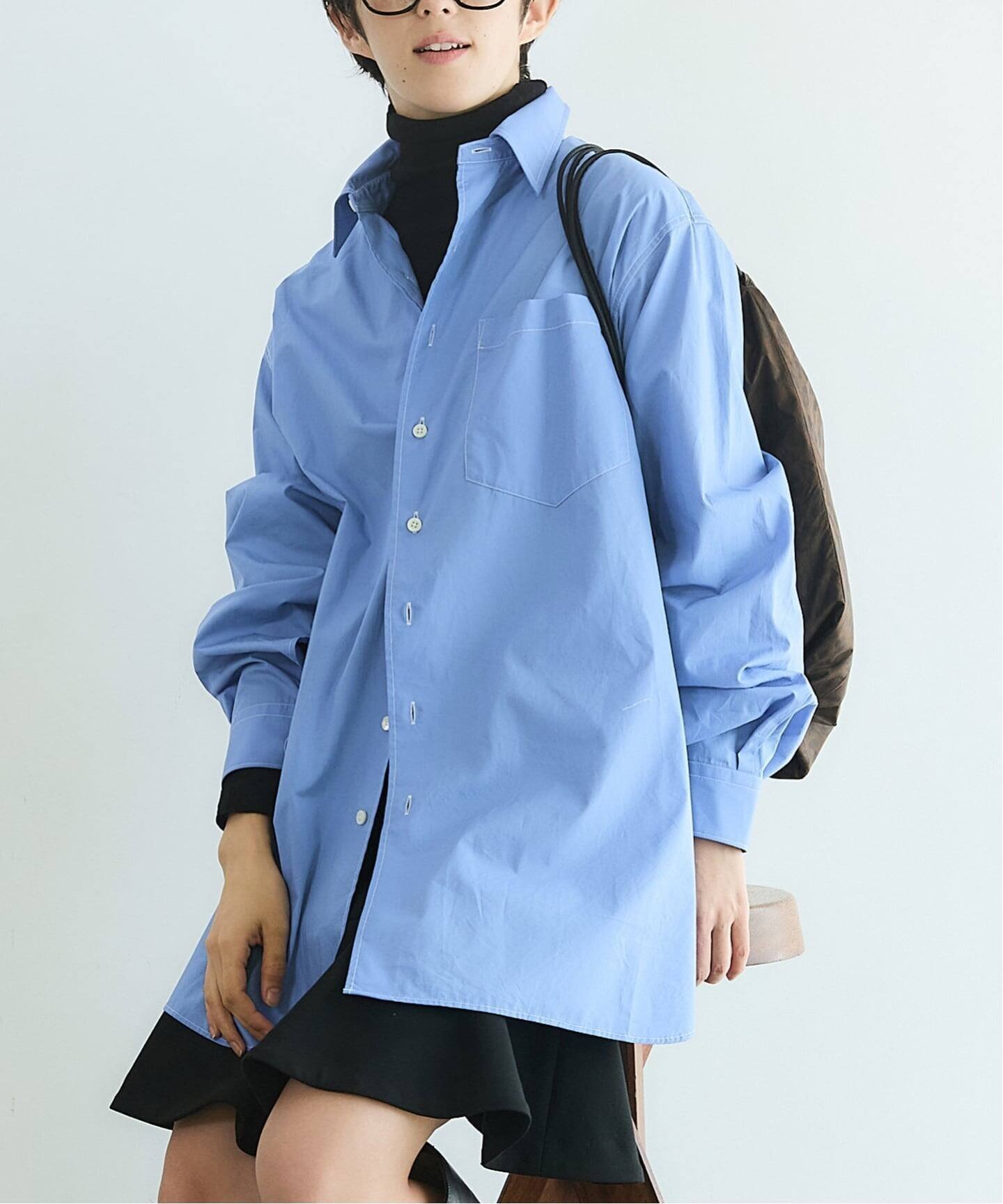 【イエナ/IENA】のBLACK バイカラーステッチシャツ 人気、トレンドファッション・服の通販 founy(ファニー) ファッション Fashion レディースファッション Fashion for Women トップス・カットソー Cut & Sew Tops シャツ・ブラウス・オフィスカジュアル Elegant Blouses & Button-Ups 2025年 2025 2025-2026秋冬・A/W Autumn/Winter 2025–26 AW25–26 スリット Slit, Slit Detail チェック Check, Plaid, Tartan 羽織 Haori, Light Jacket other-1|ID: prp329100004794511 ipo3291000000034787171