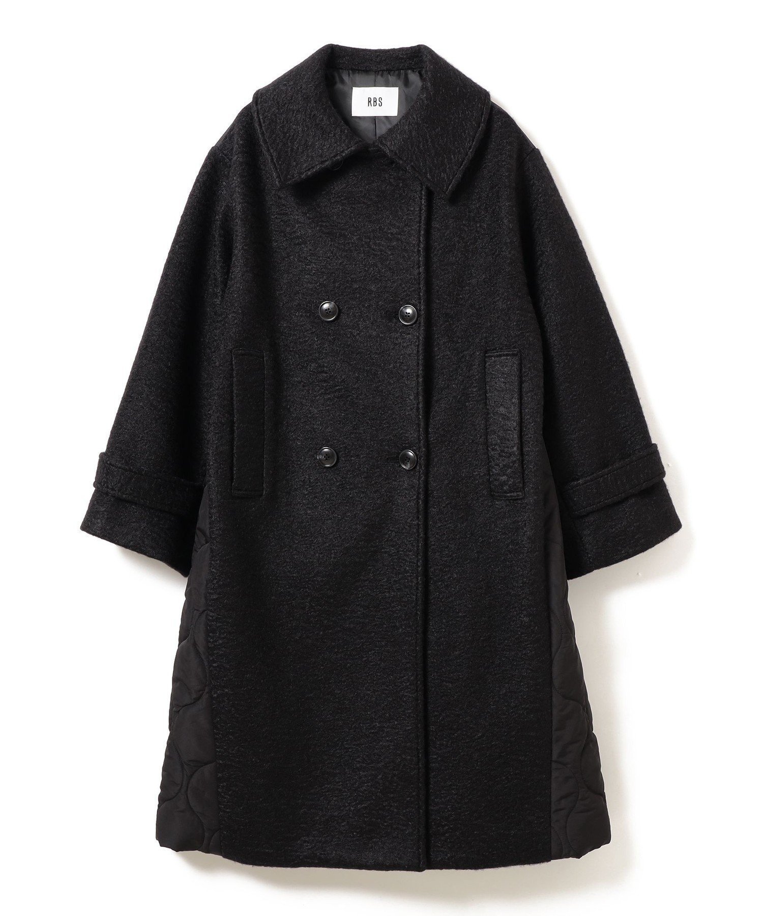 【ビームス ウイメン/BEAMS】のRBS / キルティング キリカエ コート 25AW 冬アウター ロングコート 中綿 ゆったり インテリア・キッズ・メンズ・レディースファッション・服の通販 founy(ファニー) ファッション Fashion レディースファッション Fashion for Women アウター Coat / Outerwear Collection コート・ロングコート・ピーコート Long Coats, Peacoats & More キルティング Quilted, Quilting シンプル Simple, Minimal スウェット / スエット Sweatshirt, Sweatwear タートルネック Turtleneck, High Neck テーラード Tailored, Tailored Fit デニム Denim, Jeans Material 人気 Popular, Best Seller メランジ Melange, Mixed Yarn ループ Loop, Loop Knit ロング Long, Long-Length ワイド Wide, Wide Fit 冬 Winter / This Winter おすすめ Recommended / Our Picks 2025年 2025 2025-2026秋冬・A/W Autumn/Winter 2025–26 AW25–26 BLACK|ID: prp329100004794517 ipo3291000000034787201