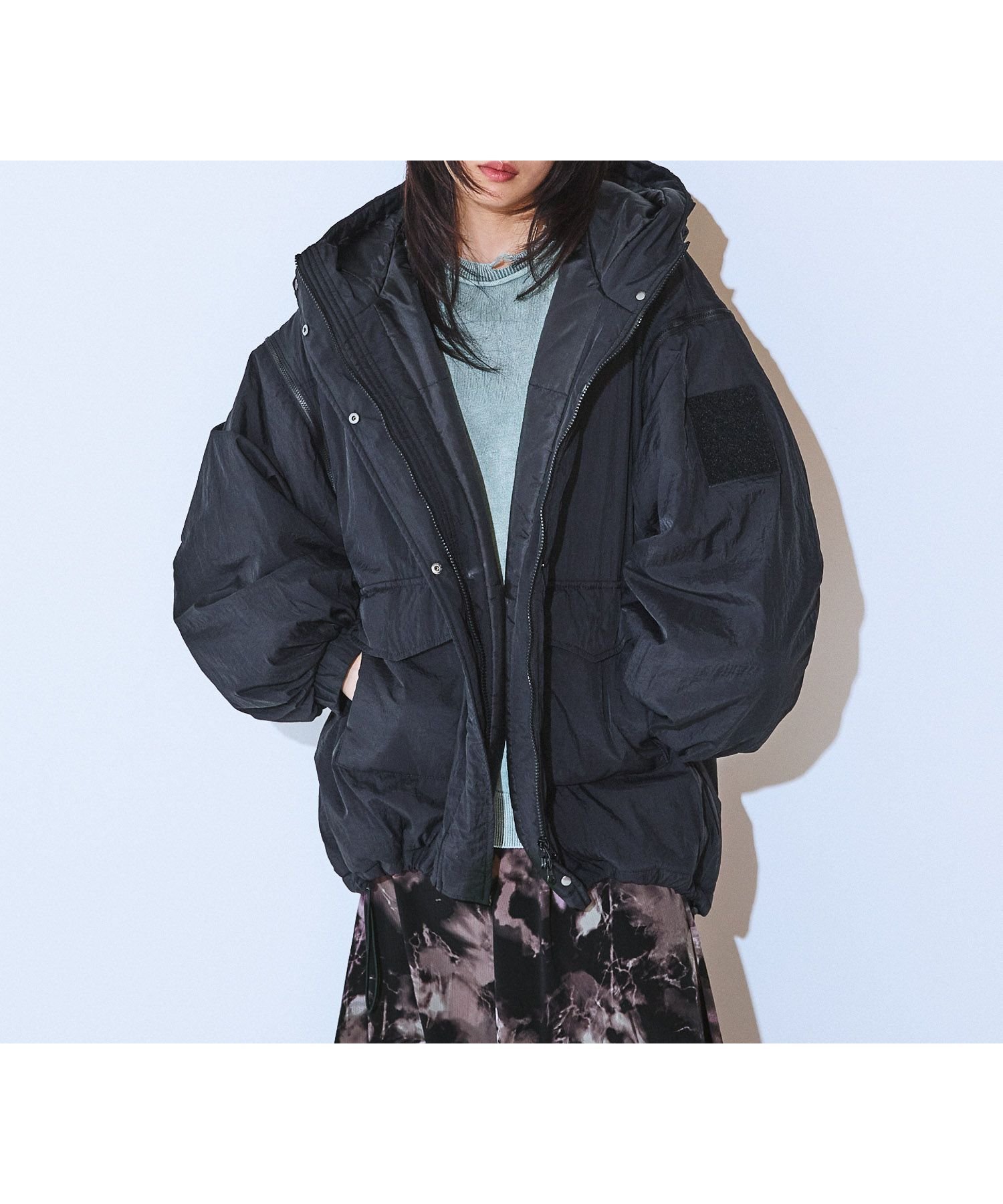 【ジーナシス/JEANASiS】のソデ2WAYモンスターパーカーコート 人気、トレンドファッション・服の通販 founy(ファニー) ファッション Fashion レディースファッション Fashion for Women アウター Coat / Outerwear Collection コート・ロングコート・ピーコート Long Coats, Peacoats & More 秋 Autumn コンパクト Compact, Small Size 今季 This Season, Current Season シャーリング Shirring, Ruched ショート Short, Short Length ジップ Zip, Zipper スポーティ Sporty, Casual Athletic フォルム Silhouette, Form ベスト Vest, Waistcoat ボトム Bottoms, Lower Wear ポケット Pocket, Pocket Detail 防寒 Cold Protection, Winter-Ready ロング Long, Long-Length ワイド Wide, Wide Fit 冬 Winter / This Winter おすすめ Recommended / Our Picks other-1|ID: prp329100004794524 ipo3291000000034808526