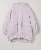 【ジーナシス/JEANASiS】のソデ2WAYモンスターパーカーコート ライラック|ID: prp329100004794524 ipo3291000000034808536