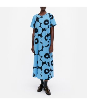 【マリメッコ/marimekko】のPisteinen Unikko ワンピース 人気、トレンドファッション・服の通販 founy(ファニー) ファッション Fashion レディースファッション Fashion for Women ワンピース Dresses おすすめ Recommended / Our Picks フレア Flare, Flared リゾート Resort, Vacation Style リラックス Relax, Relaxed Fit ロング Long, Long-Length |ID:prp329100004794527
