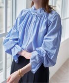 【スローブ イエナ/SLOBE IENA】の《一部WEB・店舗限定カラーあり》タイプライターフリルカラーブラウス 人気、トレンドファッション・服の通販 founy(ファニー) ファッション Fashion レディースファッション Fashion for Women トップス・カットソー Cut & Sew Tops シャツ・ブラウス・オフィスカジュアル Elegant Blouses & Button-Ups 2025年 2025 2025-2026秋冬・A/W Autumn/Winter 2025–26 AW25–26 インナー Innerwear カーディガン Cardigan, Knitwear スウェット / スエット Sweatshirt, Sweatwear パープル Purple, Violet フリル Frill, Ruffle フロント Front, Front Design リボン Ribbon, Bow thumbnail サックスブルー B|ID: prp329100004794534 ipo3291000000034787315