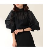 【デミルクス ビームス/Demi-Luxe BEAMS】の【ビームスの百名品】オーガンジー リボンブラウス シアーブラウス フォーマル 人気、トレンドファッション・服の通販 founy(ファニー) ファッション Fashion レディースファッション Fashion for Women トップス・カットソー Cut & Sew Tops シャツ・ブラウス・オフィスカジュアル Elegant Blouses & Button-Ups オーガンジー Organza Fabric ギャザー Gathered, Ruffled シアー Sheer, See-Through スリーブ Sleeve, Long Sleeve / Short Sleeve バランス Balance, Style Balance フェミニン Feminine, Girly フォーマル Formal, Dressy ヘムライン Hemline, Bottom Cut リボン Ribbon, Bow エレガント 上品 Elegant thumbnail NAVY|ID: prp329100004794541 ipo3291000000034787357