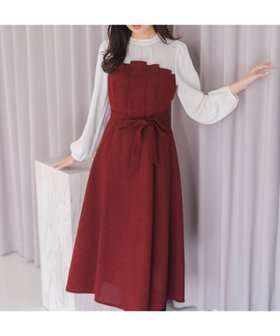 【ミッシュマッシュ/MISCH MASCH】のMM547421 ビスチェ風ツイードドッキングワンピース 人気、トレンドファッション・服の通販 founy(ファニー) ファッション Fashion レディースファッション Fashion for Women ワンピース Dresses クラシカル Classical, Vintage-Inspired ショート Short, Short Length ツイード Twill, Twill Weave ドッキング Docking, Mixed Material ビスチェ Bustier, Corset Top エレガント 上品 Elegant ビジネス 仕事 通勤 Business / Work / Commuting |ID:prp329100004794542