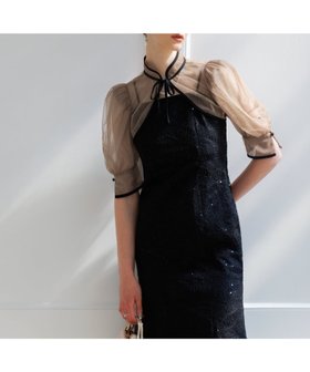 【レジャ/Leja】のLEJA/スパンコール刺繍マーメイドボレロ付きワンピースドレス結婚式オケージョン 人気、トレンドファッション・服の通販 founy(ファニー) ファッション Fashion レディースファッション Fashion for Women アウター Coat / Outerwear Collection ボレロ・ショート丈ジャケット / ドレス羽織りに Boleros & Short Jackets ワンピース Dresses フォーマル・パーティードレス・結婚式用ドレス Elegant & Casual Dresses エレガント 上品 Elegant オケージョン Occasion Wear キャミソール Camisole, Spaghetti Strap Top スパンコール Sequins, Sequin Embellishment スリーブ Sleeve, Long Sleeve / Short Sleeve セットアップ Set-Up, Coordinated Outfit チュール Tulip, Tulip Motif ドレス Dress, One-Piece フォーマル Formal, Dressy ボタニカル Botanical, Floral Pattern ボレロ Bolero, Short Cardigan マーメイド Mermaid, Fishtail Silhouette リボン Ribbon, Bow 結婚式 Wedding 披露宴 Wedding Reception 二次会 After Party |ID:prp329100004794550