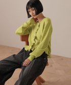 【ローリーズファーム/LOWRYS FARM】のチビフリルカーディガンロングスリーブ イエロー62|ID:prp329100004794569