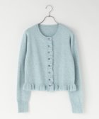 【ローリーズファーム/LOWRYS FARM】のチビフリルカーディガンロングスリーブ ブルー82|ID:prp329100004794569