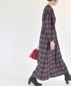 【シップス フォー ウィメン/SHIPS】のquaranciel 手洗い可能 チェック シェイプ ワンピース グレー|ID: prp329100004794574 ipo3291000000034787587