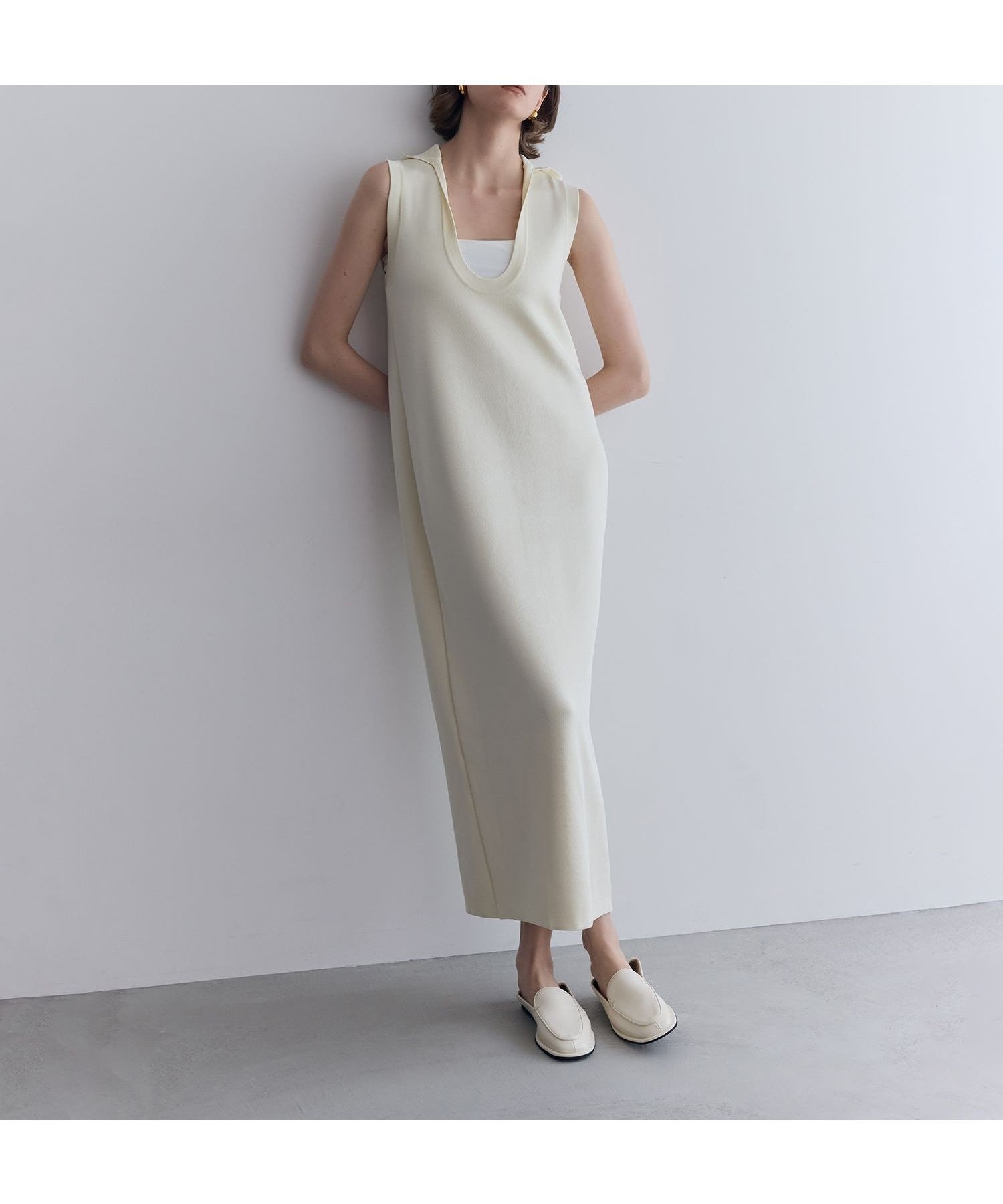 【アダム エ ロペ/ADAM ET ROPE'】の【サステナブル】スクープネックフーディニットワンピース 人気、トレンドファッション・服の通販 founy(ファニー) 　ファッション　Fashion　レディースファッション　Fashion for Women　ワンピース　Dresses　ニットワンピース　Knit Dresses　インナー　Innerwear　カーディガン　Cardigan, Knitwear　シンプル　Simple, Minimal　ストレート　Straight, Straight Cut　スニーカー　Sneakers, Trainers　バランス　Balance, Style Balance　フィット　Fit, Slim Fit　ポケット　Pocket, Pocket Detail　ミュール　Mule, Backless Shoes　ロング　Long, Long-Length　A/W・秋冬　Autumn/Winter　おすすめ　Recommended / Our Picks　2026年　2026　 other-1|ID: prp329100004794575 ipo3291000000034787589