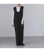 【アダム エ ロペ/ADAM ET ROPE'】の【サステナブル】スクープネックフーディニットワンピース ブラック(01)|ID: prp329100004794575 ipo3291000000035162187