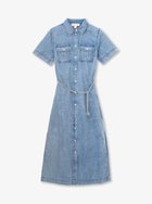 【マイケルコース/MICHAEL KORS】のミディ シャンブレー シャツ ドレス マイケルコース BLUE|ID: prp329100004794578 ipo3291000000035163164