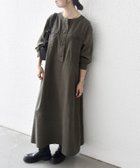 【シップス フォー ウィメン/SHIPS】のSHIPS any 洗濯機可能 ピーチスキン クルーネック ポケット フレア ワンピース オリーブ|ID: prp329100004794592 ipo3291000000034787689