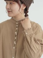 【サマンサモスモス/Samansa Mos2】の前立て刺繍フリルブラウス ベージュ|ID: prp329100004794602 ipo3291000000034787740