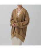 【レプシィム ローリーズファーム/LEPSIM LOWRYS FARM】のチュールドッキングカーディガンチュニック ライトキャメル53|ID: prp329100004794611 ipo3291000000034853467