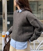 【フレディ&グロスター/FREDY&GLOSTER】のハート刺繍柄編みニットプルオーバー 人気、トレンドファッション・服の通販 founy(ファニー) ファッション Fashion レディースファッション Fashion for Women トップス・カットソー Cut & Sew Tops ニット Knit Tops & Sweaters カジュアルプルオーバー・ニットトップス Pullovers & Knit Tops / Casual Pullovers デニム Denim, Jeans Material トレンド Trend, Trending Now ワイド Wide, Wide Fit A/W・秋冬 Autumn/Winter おすすめ Recommended / Our Picks 2025年 2025 2025-2026秋冬・A/W Autumn/Winter 2025–26 AW25–26 thumbnail チャコールグレー|ID: prp329100004794615 ipo3291000000035029104