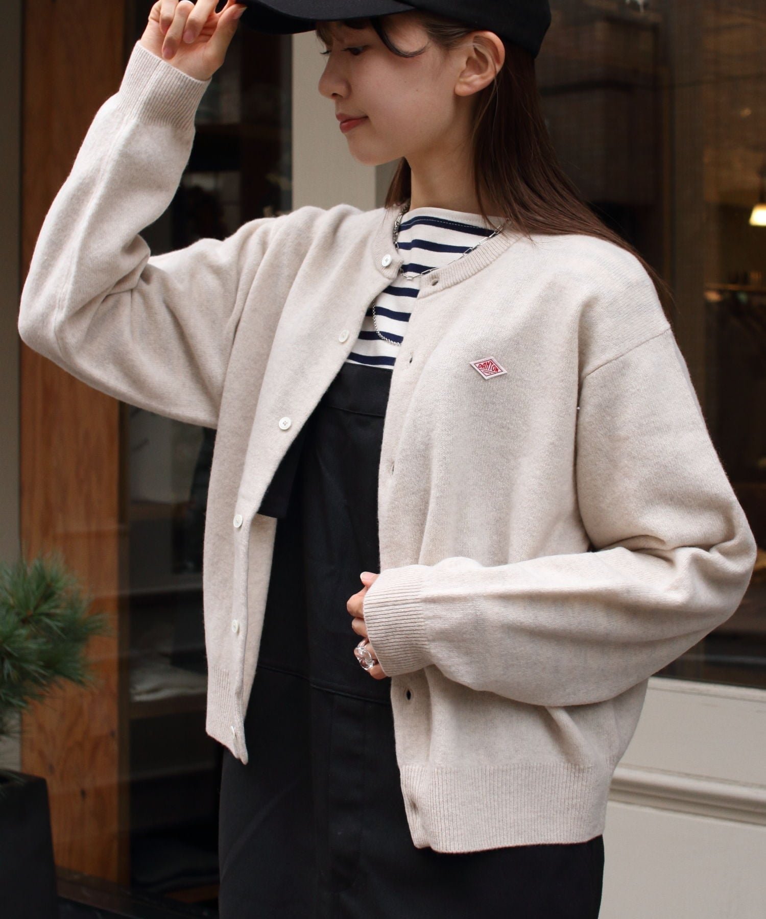 【ステップス/STEPS】のDANTON/DANTON/LAMBS WOOL CARDIGAN インテリア・キッズ・メンズ・レディースファッション・服の通販 founy(ファニー) 　ファッション　Fashion　レディースファッション　Fashion for Women　トップス・カットソー　Cut & Sew Tops　カーディガン・羽織り　Layered Style Cardigans　カーディガン　Cardigan, Knitwear　OTMEL|ID: prp329100004794618 ipo3291000000034833845