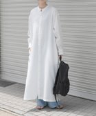 【アーバンリサーチ ドアーズ/URBAN RESEARCH DOORS】のFORK SPOON バンドカラーダブルクロスシャツワンピース OFF|ID: prp329100004794626 ipo3291000000034787899