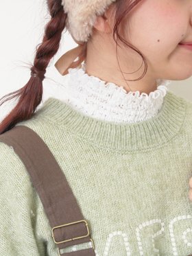 【サマンサモスモス/Samansa Mos2】の【吸湿発熱】襟レースシャーリングカットソー 人気、トレンドファッション・服の通販 founy(ファニー) ファッション Fashion レディースファッション Fashion for Women トップス・カットソー Cut & Sew Tops カットソー・ベーシックTシャツ Cut-and-Sewn Tops / Stretch Tees & Basics インナー Innerwear カットソー Cut and Sewn Top シャーリング Shirring, Ruched レース Lace, Lace Fabric エレガント 上品 Elegant |ID:prp329100004794712