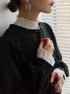 【サマンサモスモス/Samansa Mos2】の襟袖フリルカットソー 人気、トレンドファッション・服の通販 founy(ファニー) ファッション Fashion レディースファッション Fashion for Women トップス・カットソー Cut & Sew Tops カットソー・ベーシックTシャツ Cut-and-Sewn Tops / Stretch Tees & Basics インナー Innerwear カットソー Cut and Sewn Top カーディガン Cardigan, Knitwear シンプル Simple, Minimal フリル Frill, Ruffle |ID:prp329100004794716