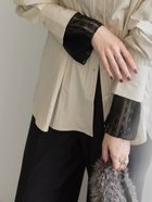 【サマンサモスモス/Samansa Mos2】の襟袖フリルカットソー 人気、トレンドファッション・服の通販 founy(ファニー) ファッション Fashion レディースファッション Fashion for Women トップス・カットソー Cut & Sew Tops カットソー・ベーシックTシャツ Cut-and-Sewn Tops / Stretch Tees & Basics インナー Innerwear カットソー Cut and Sewn Top カーディガン Cardigan, Knitwear シンプル Simple, Minimal フリル Frill, Ruffle thumbnail ブラック|ID: prp329100004794716 ipo3291000000034788757