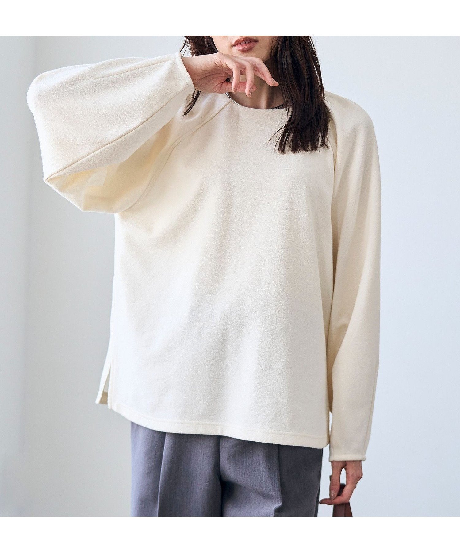 【コーエン/COEN】の【RONEL】ネップジョーゼットドルマンプルオーバー インテリア・キッズ・メンズ・レディースファッション・服の通販 founy(ファニー) ファッション Fashion レディースファッション Fashion for Women トップス・カットソー Cut & Sew Tops カジュアルプルオーバー・ニットトップス Pullovers & Knit Tops / Casual Pullovers ショート Short, Short Length ジョーゼット Georgette, Semi-Sheer Fabric スリット Slit, Slit Detail セットアップ Set-Up, Coordinated Outfit ツイスト Tweed, Tweed Fabric トレンド Trend, Trending Now ネップ Nepp, Slub Yarn おすすめ Recommended / Our Picks OFF WHITE|ID: prp329100004794717 ipo3291000000034788761