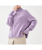 【アンタイトル/UNTITLED】の【8色展開/洗える】ウールカシミヤ ハイネックニット パープル|ID: prp329100004794721 ipo3291000000035162090
