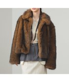 【ビームス ウイメン/BEAMS】のフェイクファー ショート ブルゾン BROWN|ID: prp329100004794738 ipo3291000000034788931