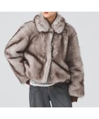 【ビームス ウイメン/BEAMS】のフェイクファー ショート ブルゾン GREY|ID: prp329100004794738 ipo3291000000034788933