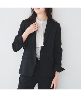 【アンタイトル/UNTITLED】のレジェールギャバ 背抜きテーラードジャケット 人気、トレンドファッション・服の通販 founy(ファニー) ファッション Fashion レディースファッション Fashion for Women アウター Coat / Outerwear Collection レディースジャケット・軽アウター Jackets テーラードジャケット / 通勤・きれいめスタイル Tailored Jackets & Blazers コンパクト Compact, Small Size シェイプ Shape, Slim Fit ストレッチ Stretch, Stretchy Fabric スマート Smart, Elegant セットアップ Set-Up, Coordinated Outfit ポケット Pocket, Pocket Detail |ID:prp329100004794744