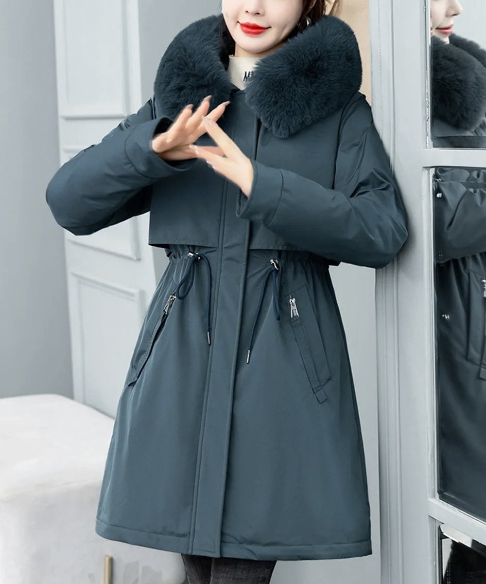 【ミニミニストア/miniministore】の中綿ジャケット韓国風フェイクダウンコート インテリア・キッズ・メンズ・レディースファッション・服の通販 founy(ファニー) ファッション Fashion レディースファッション Fashion for Women アウター Coat / Outerwear Collection コート・ロングコート・ピーコート Long Coats, Peacoats & More レディースジャケット・軽アウター Jackets ダウンジャケット・軽量ダウン Warm & Lightweight Down Jackets キルティング Quilted, Quilting ジャケット Jacket, Outerwear スポーツ Sports, Activewear ドローストリング Drawstring, Pull Cord フェイクファー Faux Fur, Imitation Fur 防寒 Cold Protection, Winter-Ready ミドル Middle Length, Mid Height ヨーク Yoke, Yoke Design A/W・秋冬 Autumn/Winter 旅行 Travel ビジネス 仕事 通勤 Business / Work / Commuting ブルーグリーン|ID: prp329100004794745 ipo3291000000034788994