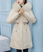 【ミニミニストア/miniministore】の中綿ジャケット韓国風フェイクダウンコート アイボリー|ID: prp329100004794745 ipo3291000000034788995