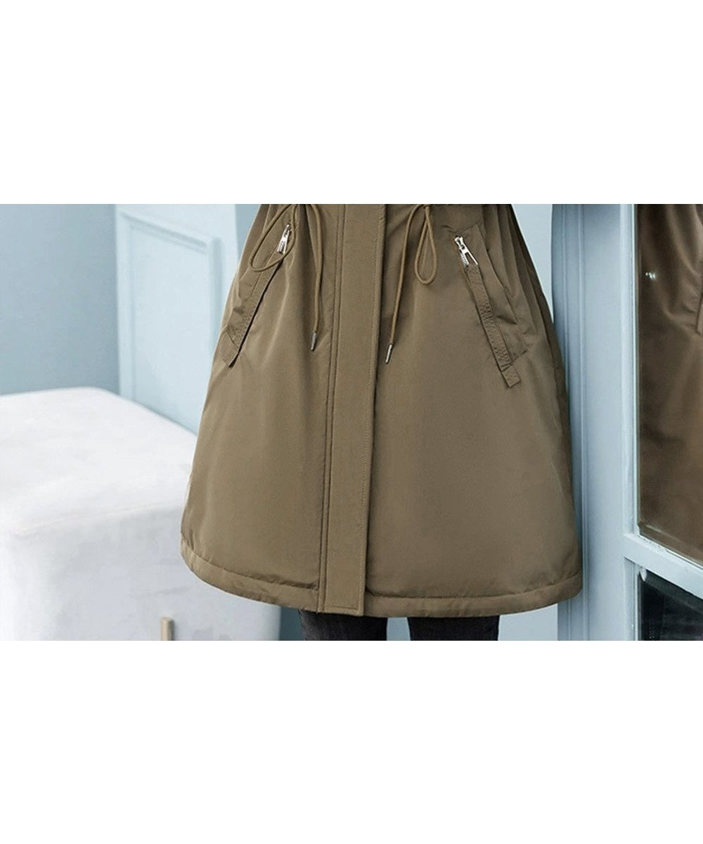 【ミニミニストア/miniministore】の中綿ジャケット韓国風フェイクダウンコート インテリア・キッズ・メンズ・レディースファッション・服の通販 founy(ファニー) ファッション Fashion レディースファッション Fashion for Women アウター Coat / Outerwear Collection コート・ロングコート・ピーコート Long Coats, Peacoats & More レディースジャケット・軽アウター Jackets ダウンジャケット・軽量ダウン Warm & Lightweight Down Jackets キルティング Quilted, Quilting ジャケット Jacket, Outerwear スポーツ Sports, Activewear ドローストリング Drawstring, Pull Cord フェイクファー Faux Fur, Imitation Fur 防寒 Cold Protection, Winter-Ready ミドル Middle Length, Mid Height ヨーク Yoke, Yoke Design A/W・秋冬 Autumn/Winter 旅行 Travel ビジネス 仕事 通勤 Business / Work / Commuting カーキブラウン|ID: prp329100004794745 ipo3291000000034788996