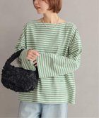 【ジャーナルスタンダード レリューム/JOURNAL STANDARD relume】のONE DAYロゴボーダープルオーバー 人気、トレンドファッション・服の通販 founy(ファニー) ファッション Fashion レディースファッション Fashion for Women トップス・カットソー Cut & Sew Tops カジュアルプルオーバー・ニットトップス Pullovers & Knit Tops / Casual Pullovers 2026年 2026 キャップ Cap, Baseball Cap ボーダー Border, Stripe ワンポイント One Point, Statement Accent thumbnail グリーン|ID: prp329100004794757 ipo3291000000035174464