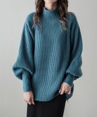 【ラジュール/Lajour】のサイドジップ オーバーサイズニット ブルー|ID: prp329100004794773 ipo3291000000034789229