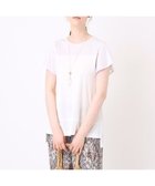 【クリスチャン オジャール/CHRISTIAN AUJARD】の接触冷感・ドライタッチ バイカラーカットソー ホワイト|ID: prp329100004794777 ipo3291000000034789258