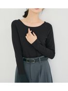 【コカ/COCA】の微起毛ラウンドトップス 人気、トレンドファッション・服の通販 founy(ファニー) ファッション Fashion レディースファッション Fashion for Women トップス・カットソー Cut & Sew Tops インナー Innerwear カットソー Cut and Sewn Top シンプル Simple, Minimal ストレッチ Stretch, Stretchy Fabric スラックス Slacks, Dress Pants デニム Denim, Jeans Material なめらか Smooth, Silky Texture ベスト Vest, Waistcoat ポケット Pocket, Pocket Detail 無地 Plain, Solid Color ラウンド Round, Round Neck A/W・秋冬 Autumn/Winter おすすめ Recommended / Our Picks 2025年 2025 2025-2026秋冬・A/W Autumn/Winter 2025–26 AW25–26 thumbnail Black|ID: prp329100004794795 ipo3291000000034789356