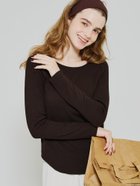 【コカ/COCA】の微起毛ラウンドトップス 人気、トレンドファッション・服の通販 founy(ファニー) ファッション Fashion レディースファッション Fashion for Women トップス・カットソー Cut & Sew Tops インナー Innerwear カットソー Cut and Sewn Top シンプル Simple, Minimal ストレッチ Stretch, Stretchy Fabric スラックス Slacks, Dress Pants デニム Denim, Jeans Material なめらか Smooth, Silky Texture ベスト Vest, Waistcoat ポケット Pocket, Pocket Detail 無地 Plain, Solid Color ラウンド Round, Round Neck A/W・秋冬 Autumn/Winter おすすめ Recommended / Our Picks 2025年 2025 2025-2026秋冬・A/W Autumn/Winter 2025–26 AW25–26 thumbnail Brown|ID: prp329100004794795 ipo3291000000034789358
