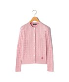 【キース/KEITH】のハイゲージケーブルニットカーディガン ピンク|ID: prp329100004794800 ipo3291000000034789379