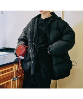 【ミスティ ウーマン/mysty woman】のリブネック中綿ブルゾン 人気、トレンドファッション・服の通販 founy(ファニー) ファッション Fashion レディースファッション Fashion for Women アウター Coat / Outerwear Collection ブルゾンジャケット・スポーティアウター Blouson Jackets おすすめ Recommended / Our Picks シンプル Simple, Minimal スタンド Stand Collar, Upright Stand スリット Slit, Slit Detail バランス Balance, Style Balance パターン Pattern, Design Print ブルゾン Blouson, Bomber Jacket ベーシック Basic, Essential ミドル Middle Length, Mid Height ラウンド Round, Round Neck |ID:prp329100004794804