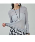 【カリテ/qualite】のシアーテレコロングスリーブT 人気、トレンドファッション・服の通販 founy(ファニー) ファッション Fashion レディースファッション Fashion for Women おすすめ Recommended / Our Picks インナー Innerwear シンプル Simple, Minimal ジャケット Jacket, Outerwear デニム Denim, Jeans Material ロング Long, Long-Length ワイド Wide, Wide Fit thumbnail ライトグレー|ID: prp329100004794811 ipo3291000000034789439