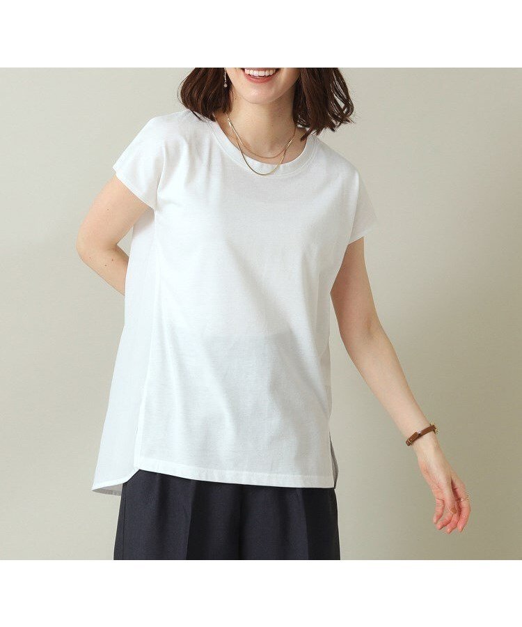 【イッツデモ/ITS' DEMO】の【通勤/手洗い可】ドッキングプルオーバー 人気、トレンドファッション・服の通販 founy(ファニー) 　ファッション　Fashion　レディースファッション　Fashion for Women　トップス・カットソー　Cut & Sew Tops　カジュアルプルオーバー・ニットトップス　Pullovers & Knit Tops / Casual Pullovers　スマート　Smart, Elegant　スリット　Slit, Slit Detail　タイトスカート　Pencil Skirt, Tight Skirt　ドッキング　Docking, Mixed Material　フロント　Front, Front Design　ブロード　Broadcloth, Fine Cotton　ボトム　Bottoms, Lower Wear　ビジネス 仕事 通勤　Business / Work / Commuting　 other-1|ID: prp329100004794816 ipo3291000000034789479