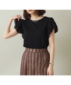 【イッツデモ/ITS' DEMO】の【通勤/手洗い可】袖フリルプルオーバー ブラック|ID: prp329100004794817 ipo3291000000034789491