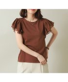 【イッツデモ/ITS' DEMO】の【通勤/手洗い可】袖フリルプルオーバー ブラウン|ID: prp329100004794817 ipo3291000000034789493