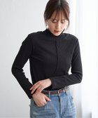 【イッカ/ikka】の前後2WAY三角テレコプルオーバー ブラック|ID: prp329100004794819 ipo3291000000035229092