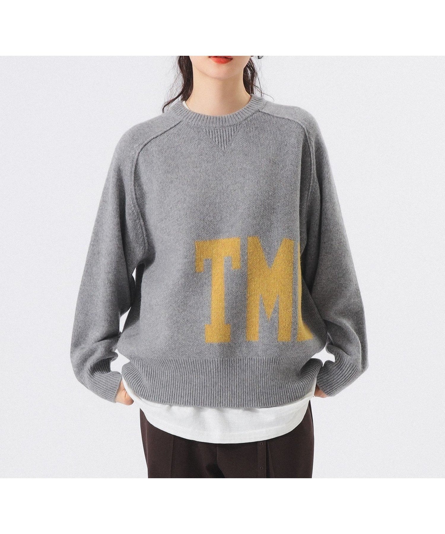 【ビームス ウイメン/BEAMS】のビッグ ロゴ クルー インテリア・キッズ・メンズ・レディースファッション・服の通販 founy(ファニー) ファッション Fashion レディースファッション Fashion for Women インナー Innerwear ウェーブ Wavy Pattern ジャケット Jacket, Outerwear スニーカー Sneakers, Trainers スラックス Slacks, Dress Pants デニム Denim, Jeans Material バランス Balance, Style Balance ビッグ Big, Oversized ワイド Wide, Wide Fit T.GRAY|ID: prp329100004794823 ipo3291000000034789525